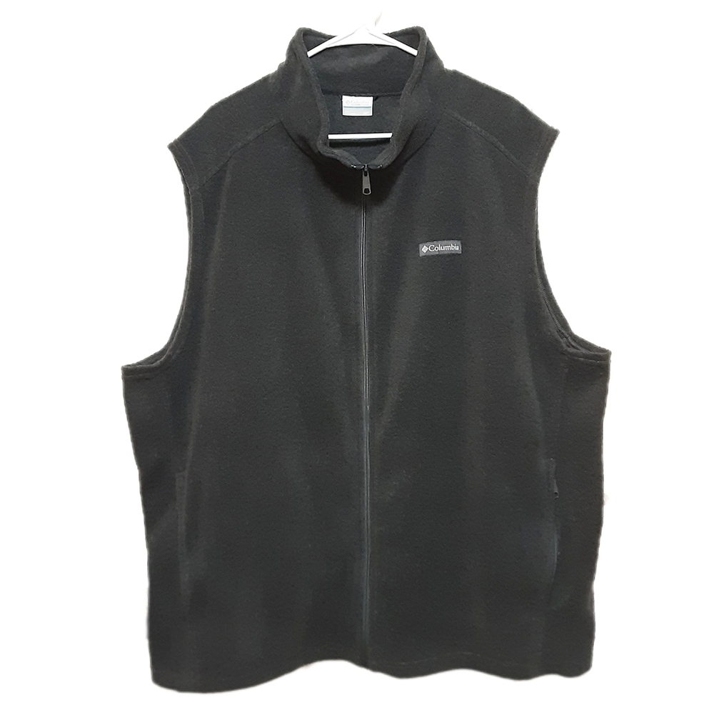 Columbia Fleece Zip Up Vest Mens